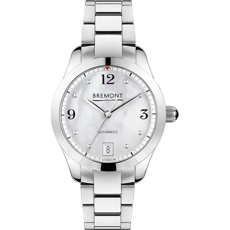 Bremont Mother of pearl on Bracelet SOLO34-AJ-MP-B kol saati