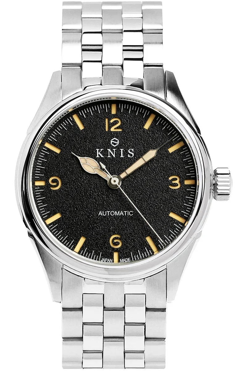 KNIS Retro Modern KN002-BK 38 mm kol saati