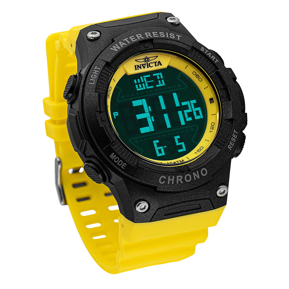 Invicta Racing Burnout Digital Watch - 52mm. Yellow (47527) 52 mm kol saati