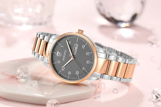 Enkatawatches Apus Grey Two Tone kol saati