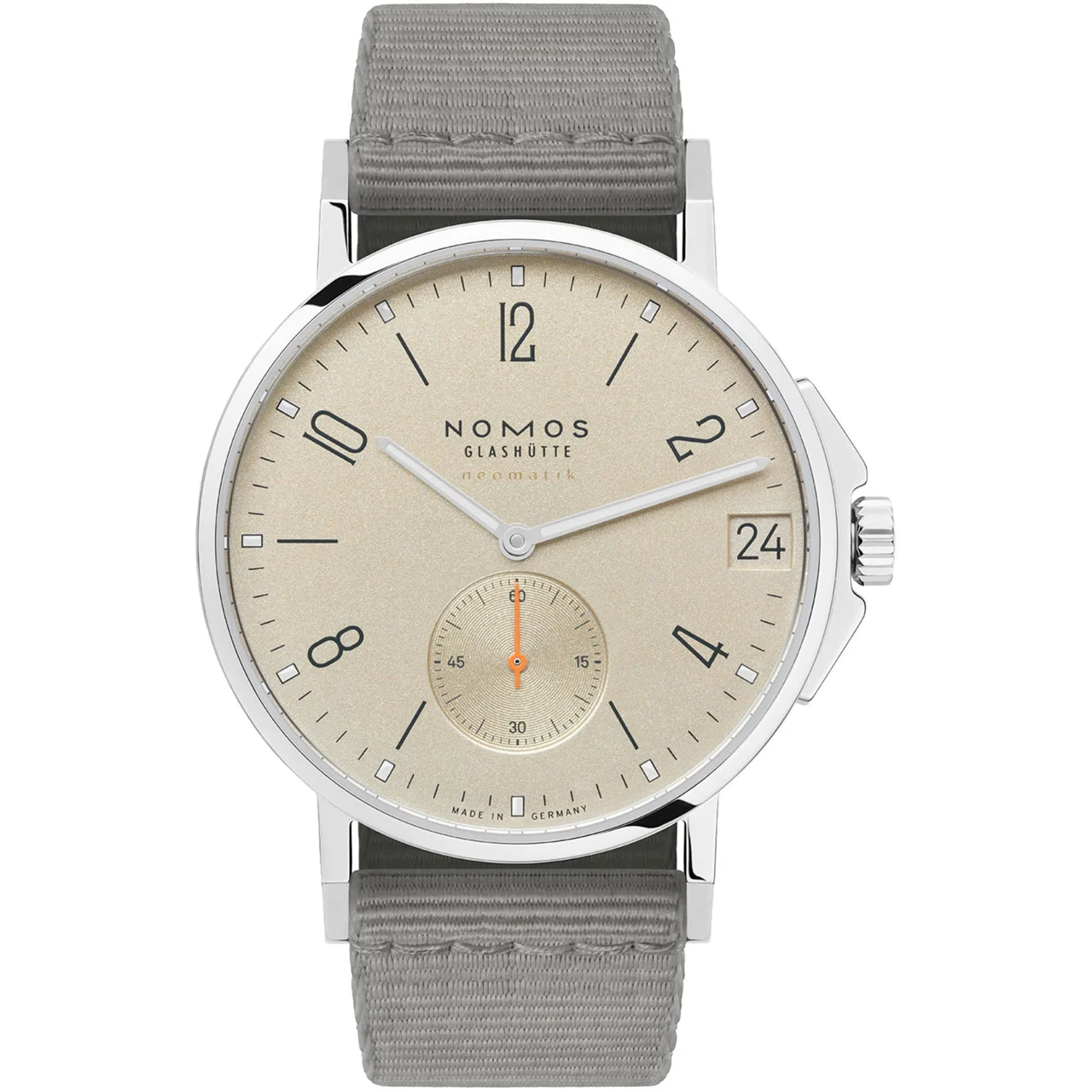 NOMOS Glashütte Ahoi Neomatik 38 Date Sand 517 kol saati