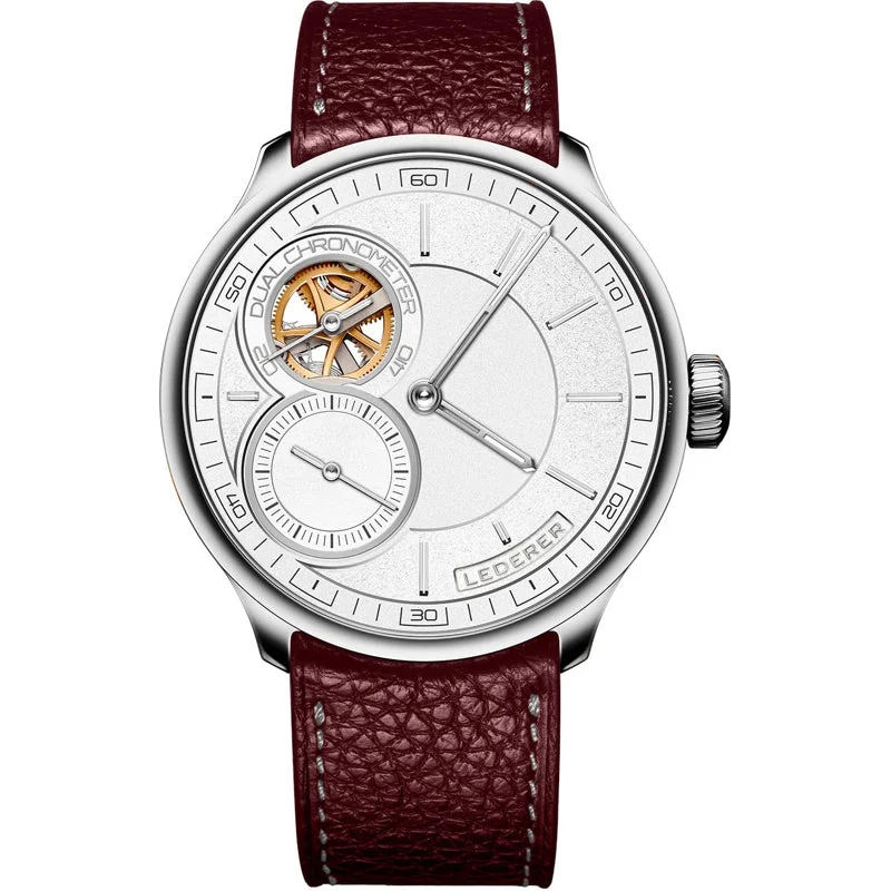 Lederer CIC 9016.60.301 Central Impulse Chronometer Nordic Silver 39 mm kol saati