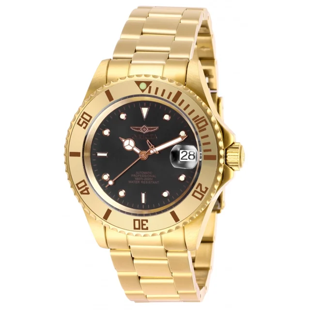Invicta Pro Diver Connection Automatic Watch - 40mm. Gold (28664) kol saati