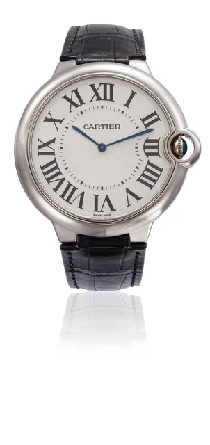 Cartier CARTIER REF. W6920055, BALLON BLEU XL, ULTRA-THIN, 18K WHITE GOLD kol saati