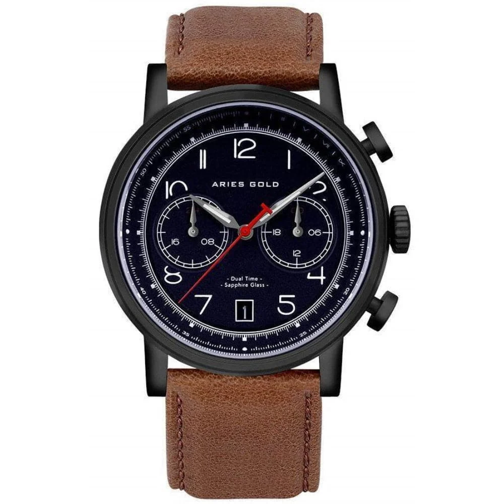 Aries Gold Aries Gold G 1025 BK-BU 42 mm kol saati