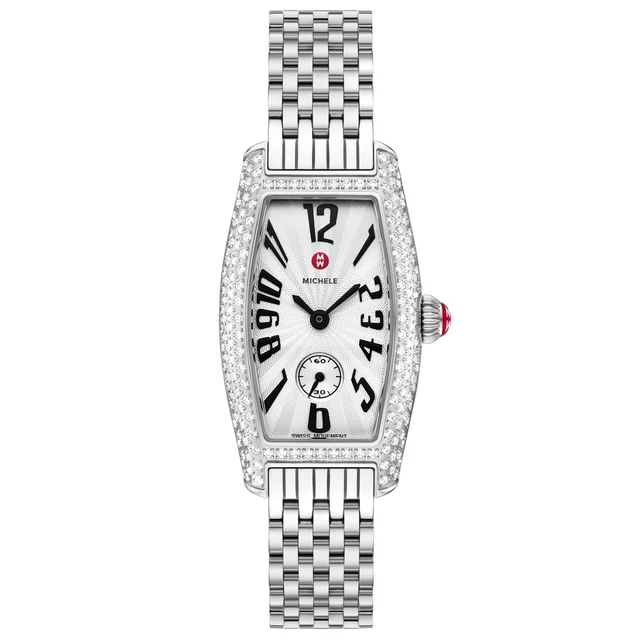 Michele Watches Michele Special Edition Coquette Diamond Stainless Steel Watch, MWW08B0002