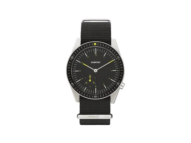 Komono Ray Legacy Nato Black KOM-W4405 kol saati