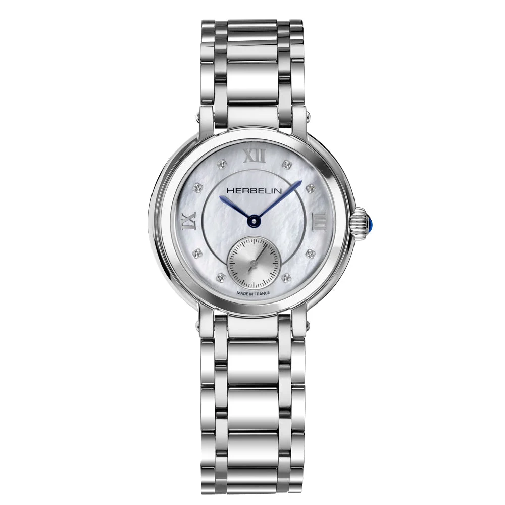HERBELIN Galet 10630B89 32 mm kol saati