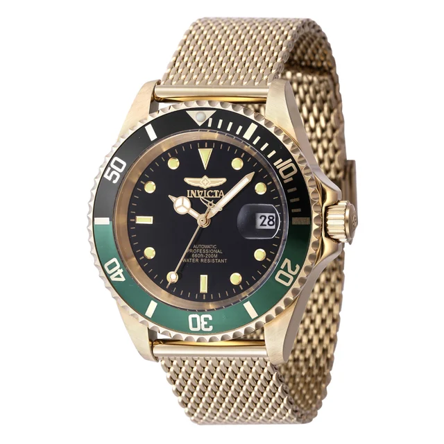 Invicta Pro Diver Apex Automatic Watch - 40mm. Gold (47723) kol saati