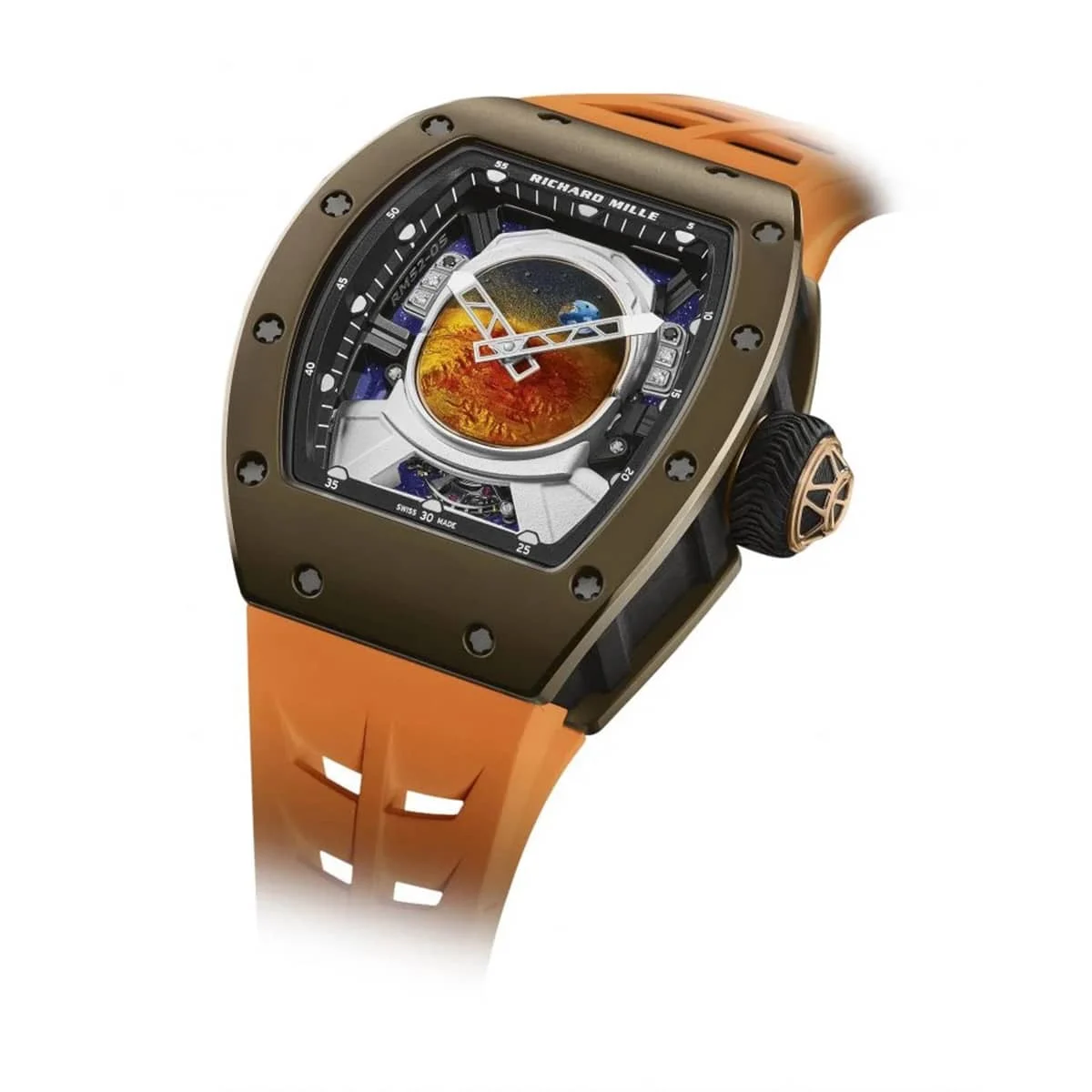 Richard Mille Tourbillon Pharell Williams RM 52-05 Watch 43 mm kol saati