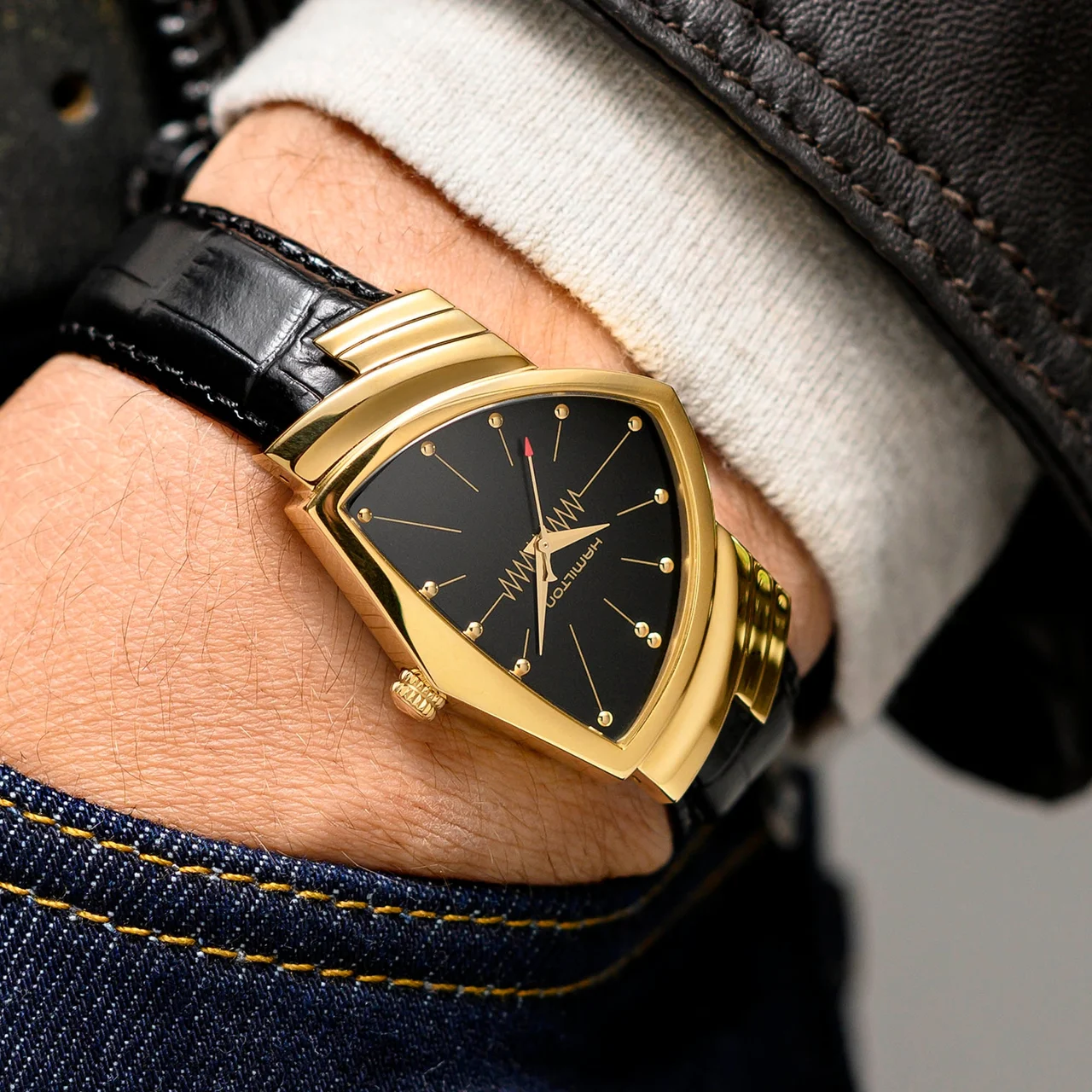 Hamilton Ventura Quartz H24301731 32 mm kol saati
