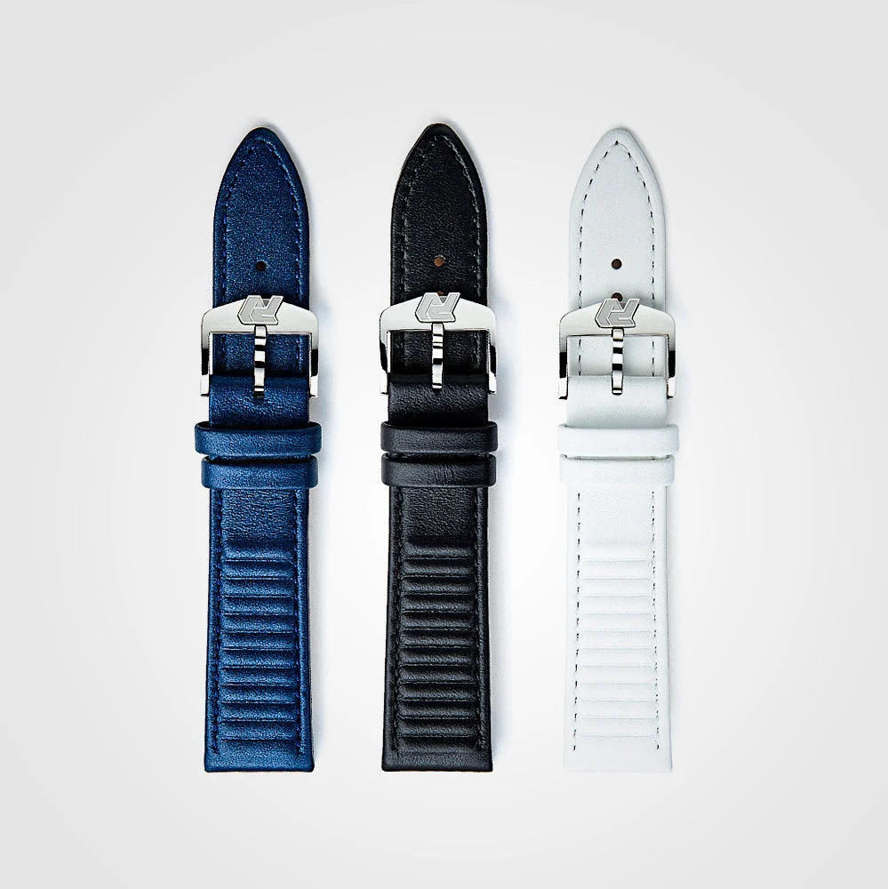 Autodromo ribbed straps STR-006-BB kol saati