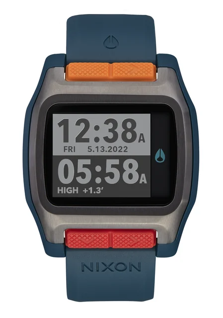 Nixon US High Tide - Light Gunmetal / Teal A1308-5070-00 kol saati