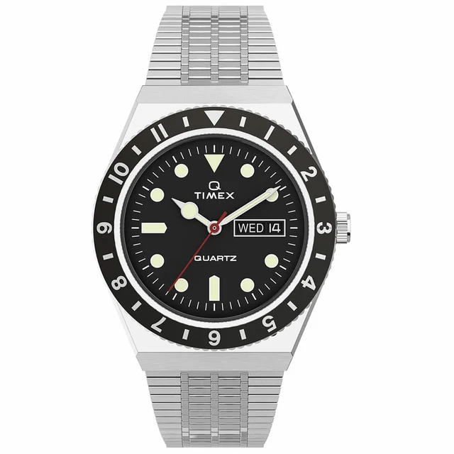 Timex Reissue of 1970's 38mm Stainless Steel Bracelet Watch #TW2U61800ZV kol saati