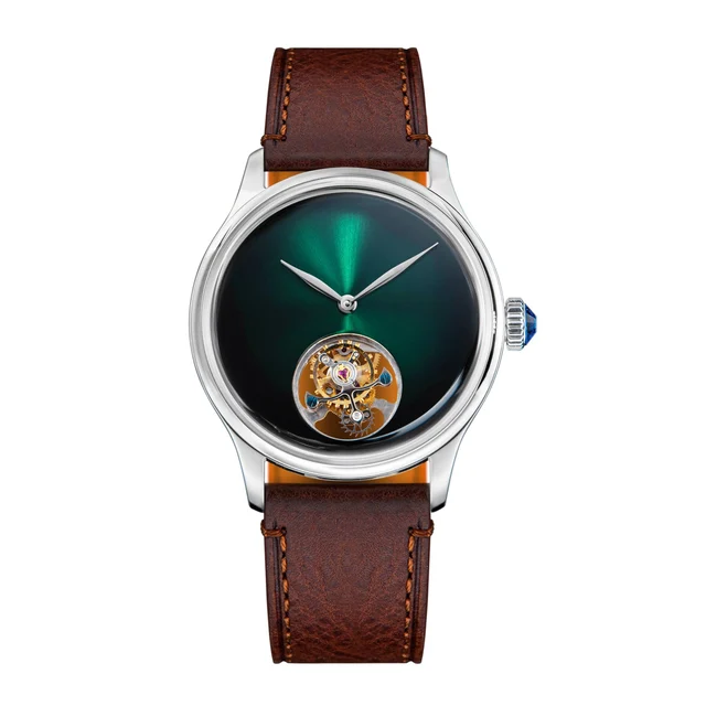Sugess Tourbillon Master S454 Stainless Steel Green Dial kol saati