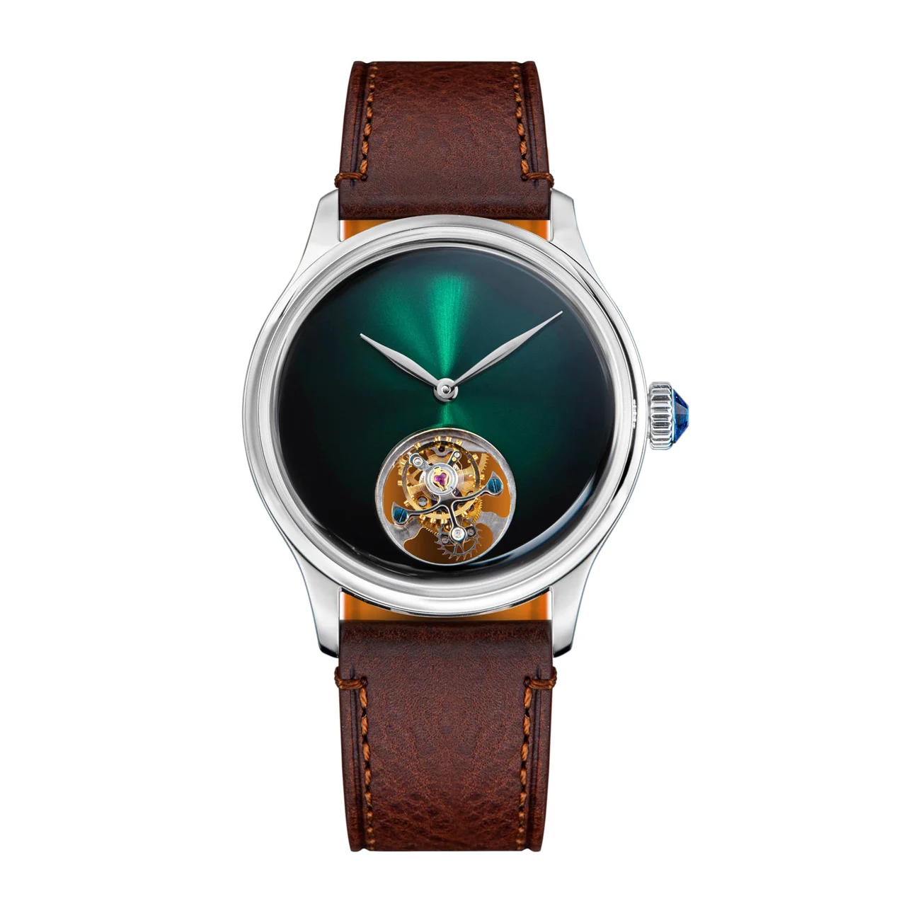 Sugess Tourbillon Master S454 Stainless Steel Green Dial 38 mm kol saati