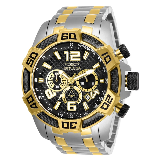 Invicta Pro Diver SCUBA Watch - 50mm, Steel, Gold (25856) kol saati