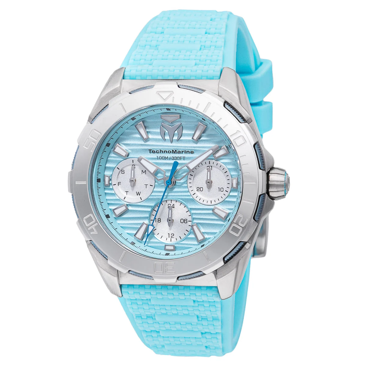 Technomarine Seven Seas Watch - 36mm. Light Blue (TM-725038) 36 mm kol saati