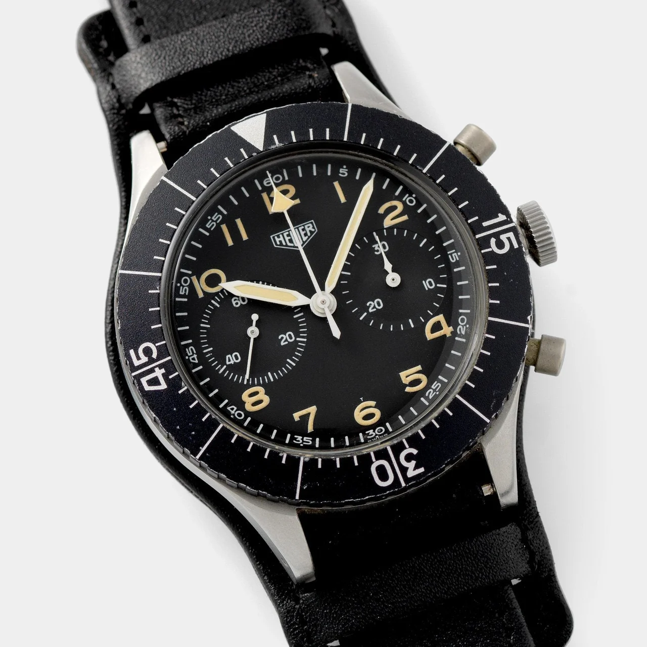 Heuer Bundeswehr W-1250 43 mm kol saati