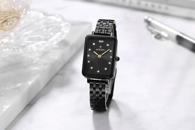 Enkatawatches Aquila Black kol saati