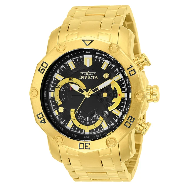 Invicta Pro Diver SCUBA Watch - 50mm, Gold (ZG-22767) kol saati