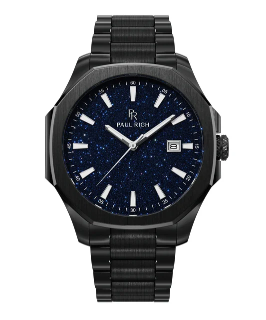 Paul Rich Mercer PR180GBlueAventurine - Black kol saati