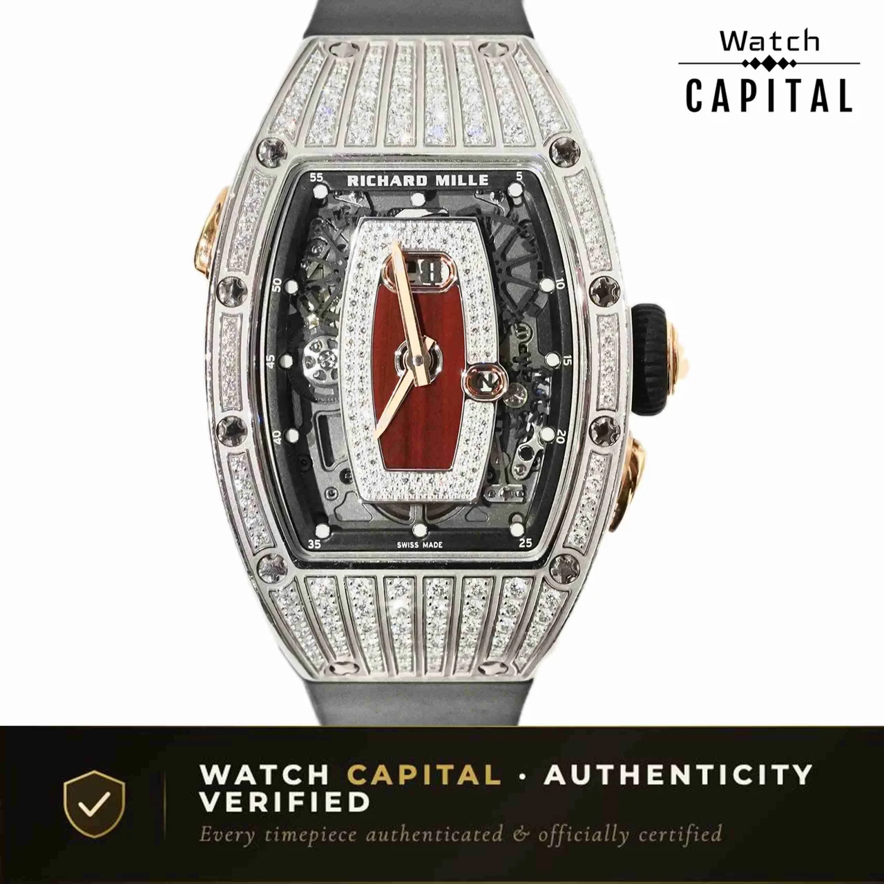 Richard Mille Richard Mille Pre-Owned Richard Mille RM037 53 mm kol saati
