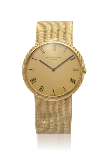 Patek Philippe PATEK PHILIPPE, REF. 3588/001, CALATRAVA "CLOUS DE PARIS", YELLOW GOLD kol