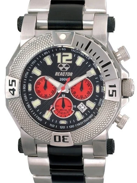 Reactor Two-Tone, Neutron Chronograph Watch with SuperLuminova Illumination #93501 45.5 mm kol saati