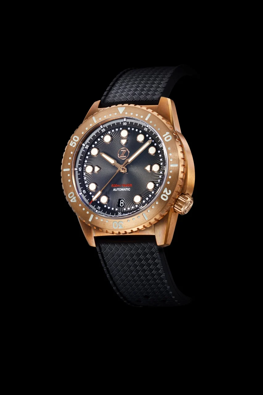 Zelos Mako V2 500m Diver Bronze Anthracite 20 mm kol saati