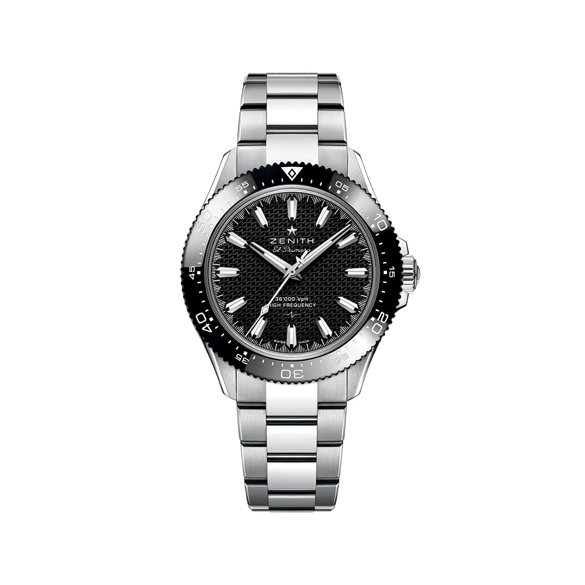 Zenith Chronomaster Solo Sport No Date 40mm - Black on Bracelet 03.5000.3620/21.M5000 40 mm kol saati