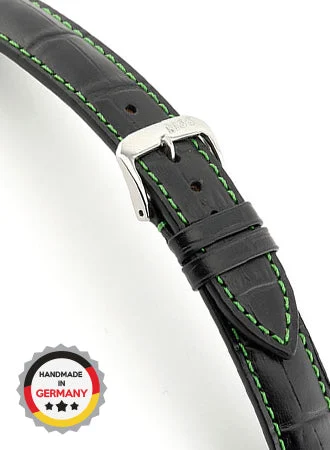 RIOS Grained Leather Vegas - Apple Green - Alligator Grained 5918/RI kol saati