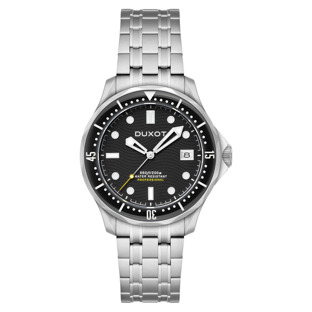 Duxot Henri Diver Automatic with Ink Black Dial #DX-2060-11 kol saati
