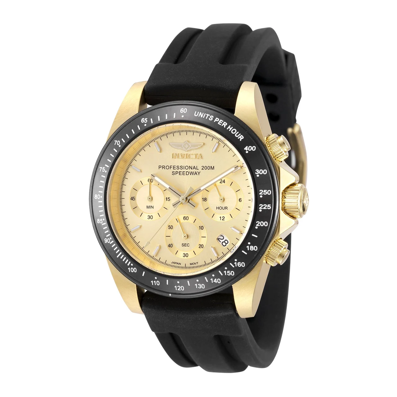 Invicta Speedway Watch - 40mm. Black (50761) 40 mm kol saati