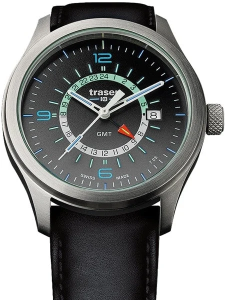 Traser Aurora GMT, Dual-Time Watch with an Anti-Reflective Sapphire Crystal #107231 kol sa