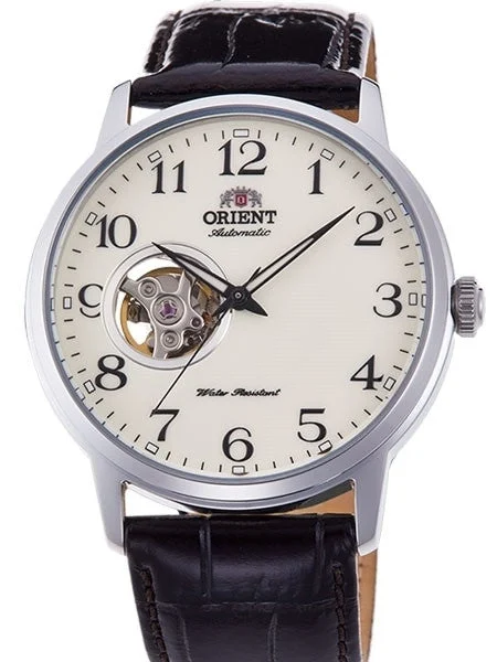Orient Open-Heart Automatic with Hand-winding, Hacking #RA-AG0010S10A 41 mm kol saati