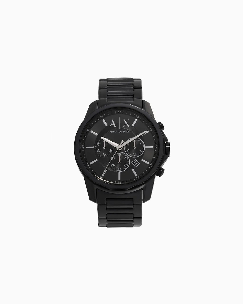 Armani Exchange Chronograph Black Stainless Steel Watch AX1722 44 mm kol saati