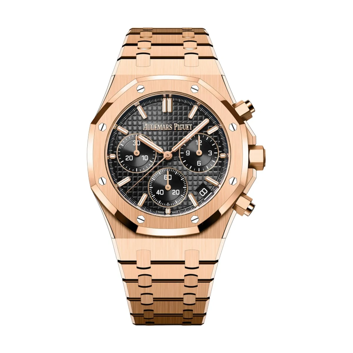 Audemars Piguet Rose Gold Black Dial Audemars Piguet 26240OR.OO.1320OR.02 Rose Gold Black Dial 41 mm kol saati