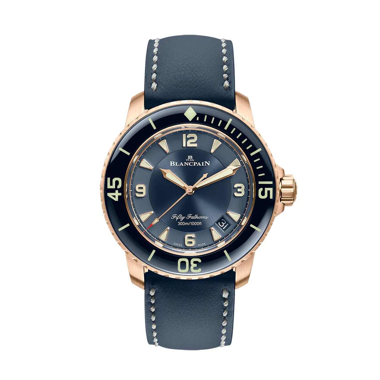 Blancpain Fifty Fathoms 17480344 45 mm kol saati