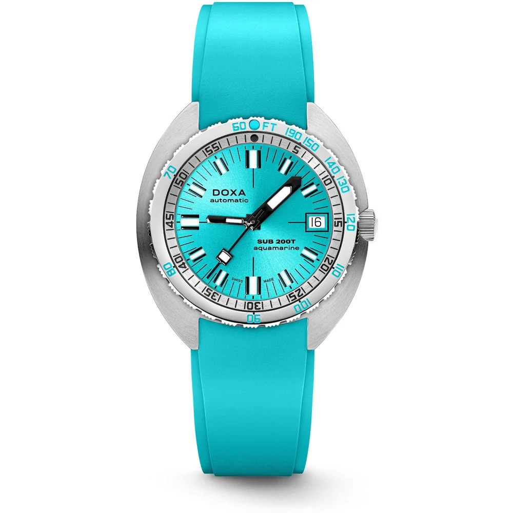 Doxa SUB 200T 804.10.241S.25 Aquamarine Sunray Dial 39 mm kol saati