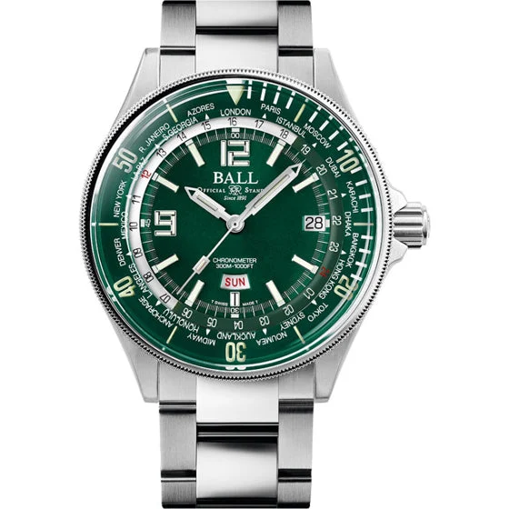 Ball Engineer Master II Diver Worldtime (42mm) DG2232A-SC-GR 42 mm kol saati
