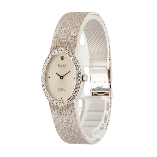Rolex Cellini Ref 4612 18k White Gold kol saati