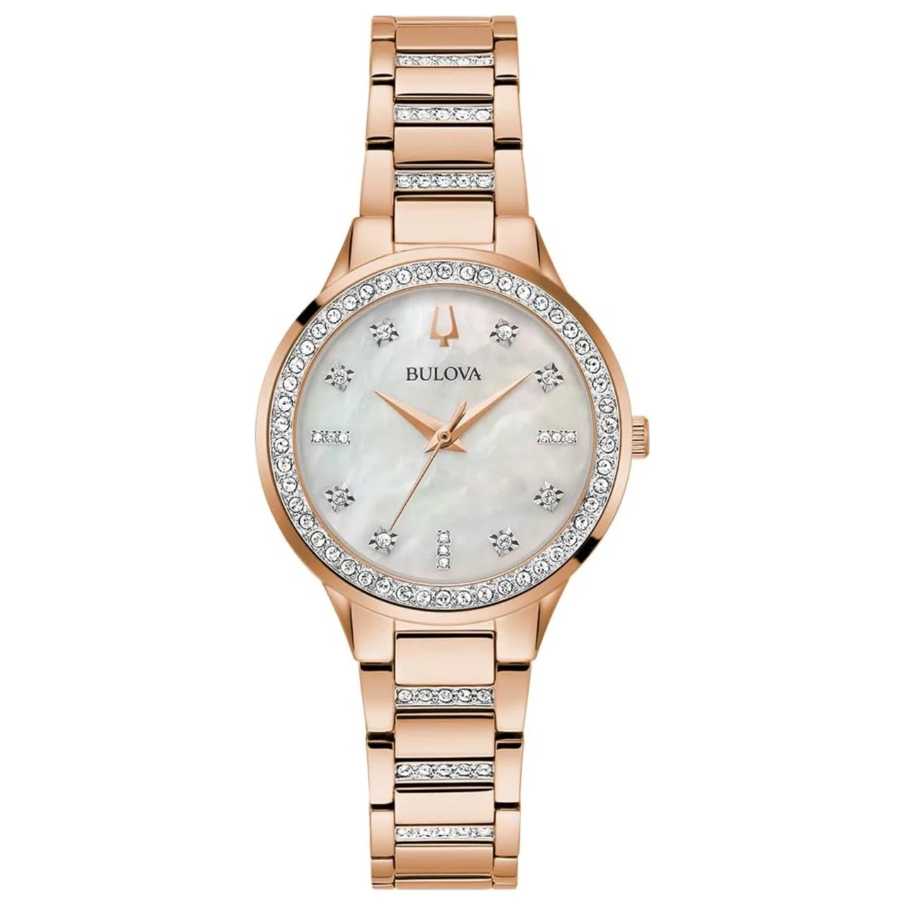 Bulova Crystal Watch 98X132 kol saati