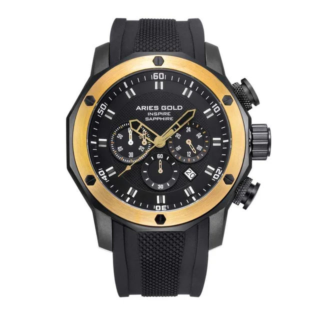 Aries Gold Venturer G 7012Z BK-G kol saati