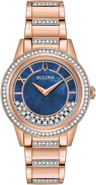 Bulova Crystal Turnstyle 98L247 kol saati