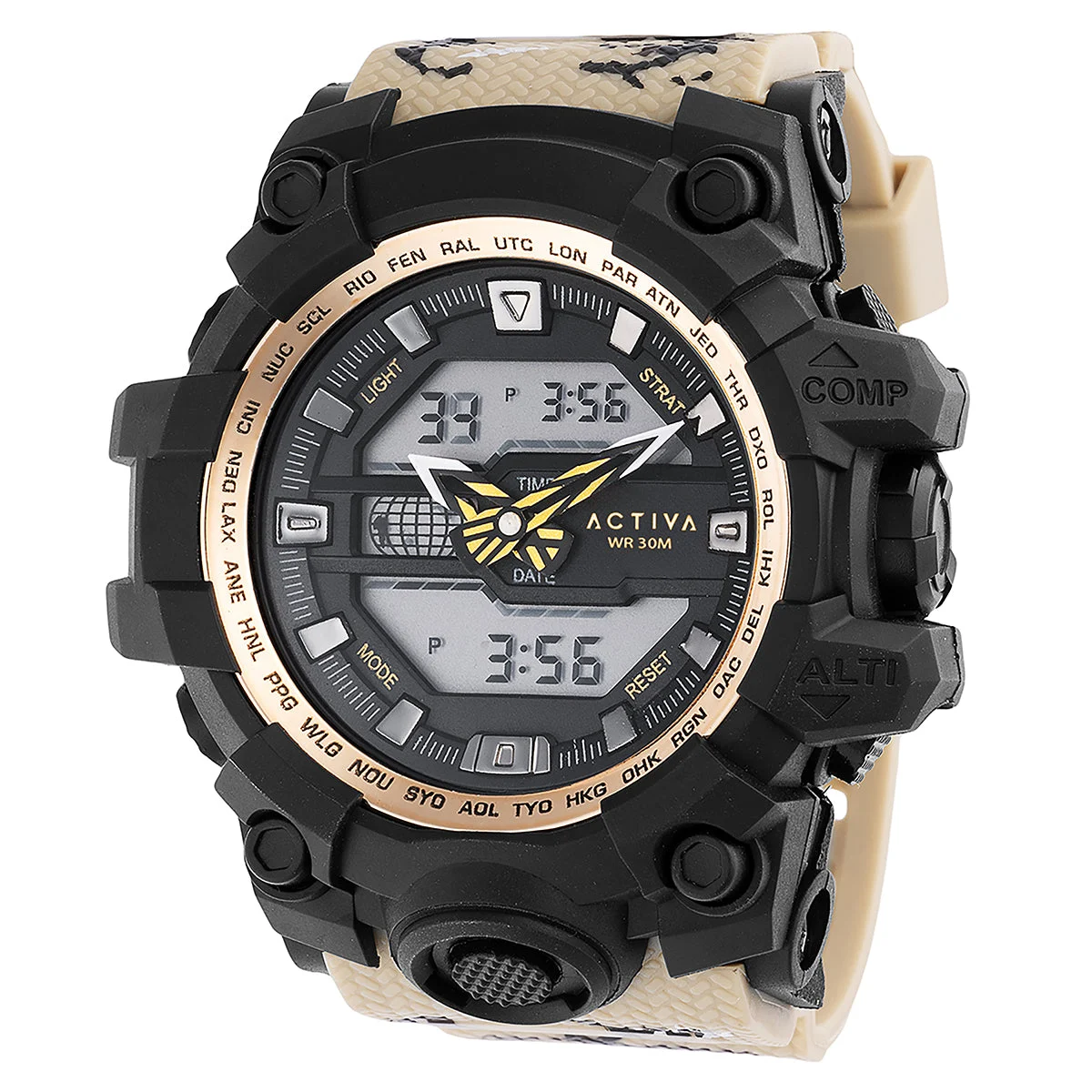 Activa Neo X Invicta Watch - 55mm. Tan (ACW428-004) kol saati
