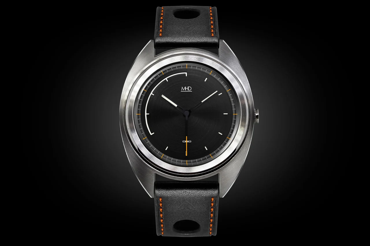 MHD Watches Mhd Agt, Black Edition 42 mm kol saati