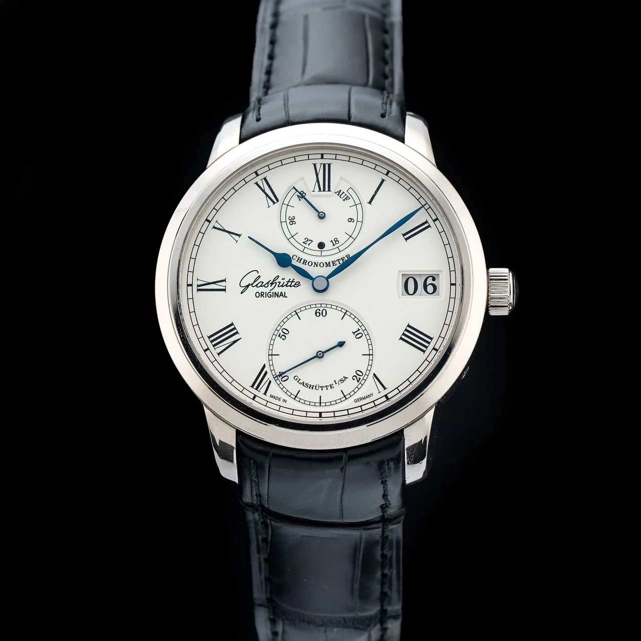 Glashutte Original Glashütte Original 1-58-01-01-01-04 Senator Chronometer 210009N33012 42 mm kol saati