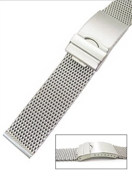 Vollmer Scratch and Dent - Satin Finish Mesh Bracelet #99460H7S-SND1 (20mm) kol saati