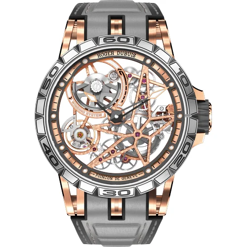 Roger Dubuis Excalibur Spider MB Pink Gold 45mm RDDBEX1043 kol saati